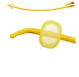 CATETERE FOLEY A MEDIA PERMANENZA  RUSCH GOLD PLUS A 2 VIE IN SILKOLATEX LATTICE-SILICONE PER ADULTO CH12 LUNGHEZZA 40 CM PUNTA CILINDRICA A 2 FORI PALLONCINO 5-15 ML 1 PEZZO - Pharmaleader