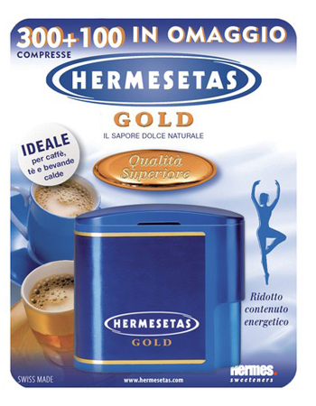 HERMESETAS GOLD 300+100 COMPRESSE 20 G - Pharmaleader