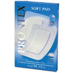 GARZA COMPRESSA PRONTEX SOFT PAD AUTOADESIVA 10X15CM 6 PEZZI - Pharmaleader