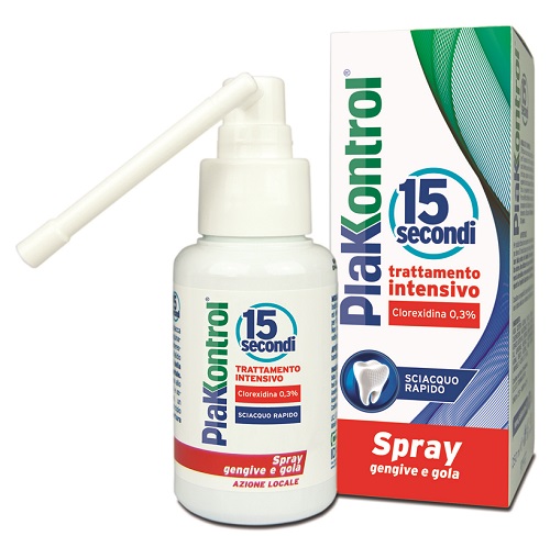 PLAKKONTROL 15 SECONDI COLLUTORIO SPRAY 50 ML - Pharmaleader