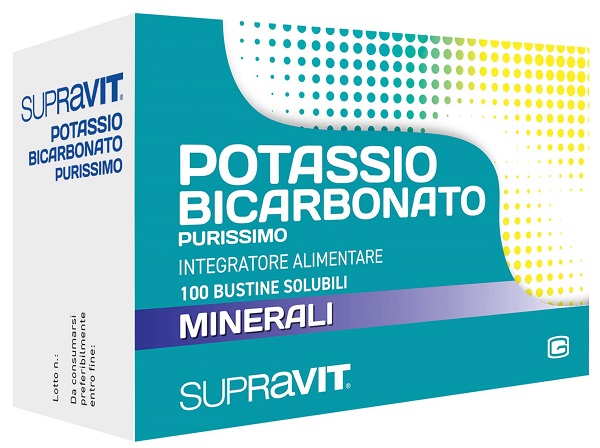 SUPRAVIT POTASSIO BICARBONATO PURISSIMO 100 BUSTINE - Pharmaleader
