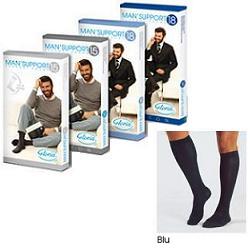 MAN SUPPORT 18 COTONE GAMBALETTO 18 BLU 5 - Pharmaleader