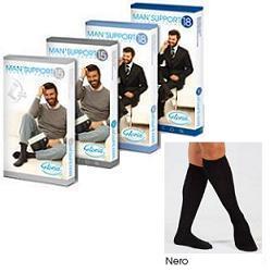 MAN SUPPORT 18 COTONE GAMBALETTO 18 NERO 4 - Pharmaleader