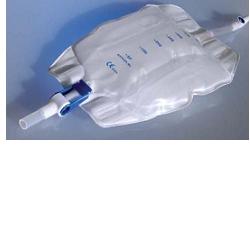 SACCA RACCOGLI URINA DA GAMBA PER INCONTINENZA IN PVC 750 ML TUBO RACCORDO DIRITTO 10 CM+RUBINETTO SCARICO+VALVOLA ANTIREFLUSSO+2 FASCE A BOTTONI 30 PEZZI - Pharmaleader