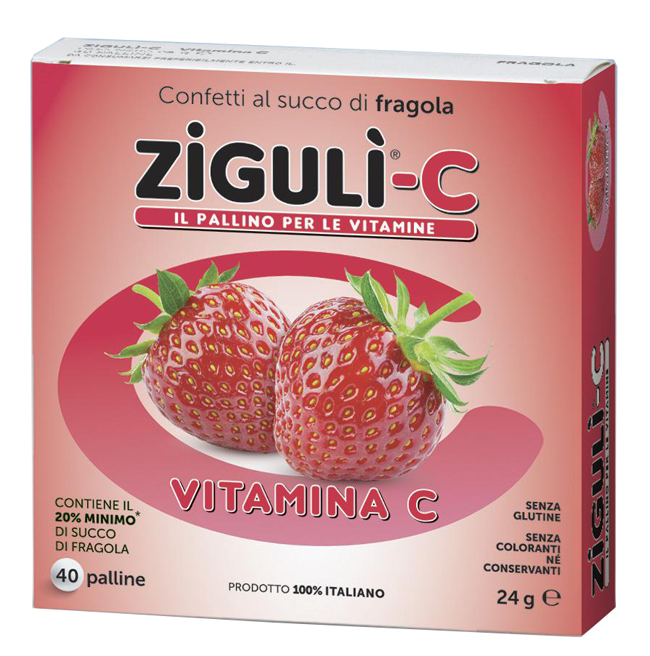 ZIGULI C FRAGOLA 40 CONFETTI 24 G - Pharmaleader