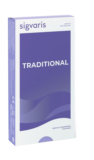 SIGVARIS 503 CCL2 CALZA MEZZA-COSCIA TRADITIONAL LUNGA PUNTA APERTA BEIGE L - Pharmaleader