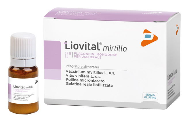 LIOVITAL MIRTILLO 8 FLACONCINI 10 ML - Pharmaleader