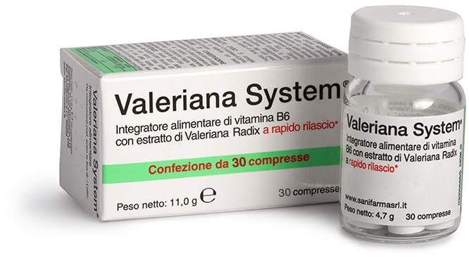 VALERIANA SYSTEM 30 COMPRESSE - Pharmaleader