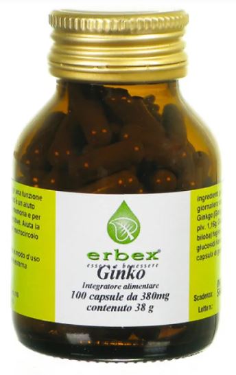 GINKGO BILOBA 100 CAPSULE 380 MG - Pharmaleader