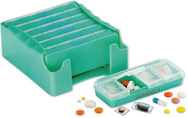 PILLOLIERA PILLOLBOX CONTENITORE 7GIORNI MADE IN ITALY - Pharmaleader
