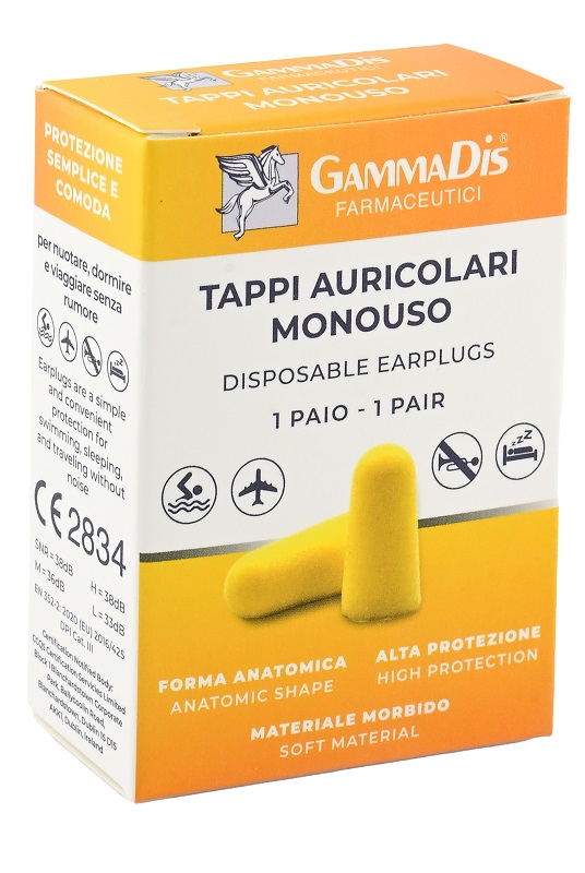 TAPPO AURICOLARE EAR GOMMAPIUMA 2 PEZZI GAMMADIS - Pharmaleader