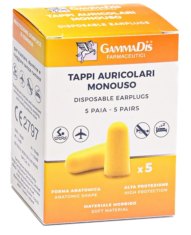 TAPPO AURICOLARE EAR GOMMAPIUMA 10 PEZZI GAMMADIS - Pharmaleader