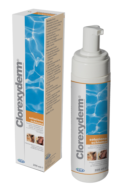 CLOREXYDERM SOLUZIONE SCHIUMA 200 ML - Pharmaleader