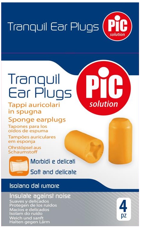 TAPPI AURICOLARI TRANQUIL IN SPUGNA 4 PEZZI - Pharmaleader