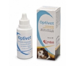 OPTIVET DETERGENTE PER OCCHI PER CANI E GATTI FLACONE 50 ML - Pharmaleader