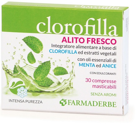CLOROFILLA BREATH PURIFING 30 COMPRESSE MASTICABILI - Pharmaleader