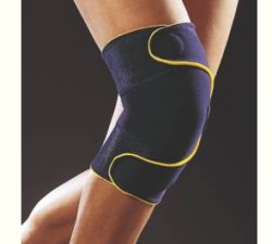 GINOCCHIERA ELASTICA REGOLABILE NEW EDGE 020 BLU REGULAR - Pharmaleader