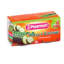 PLASMON OMOGENEIZZATO PISELLI ZUCCHINE 80 G X 2 PEZZI - Pharmaleader