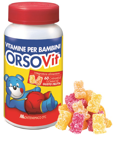 ORSOVIT CARAMELLE GOMMOSE VITAMINA BB SENZA GLUTINE 60 PEZZI - Pharmaleader
