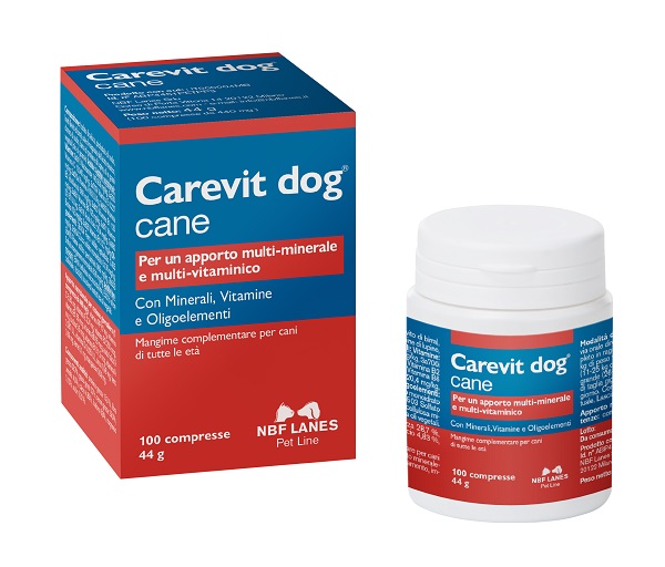 CAREVIT DOG FLACONE 100 COMPRESSE APPETIBILI - Pharmaleader