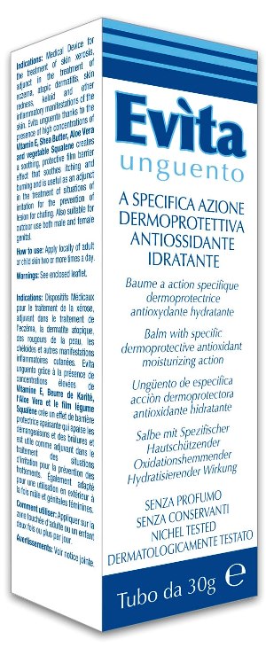 EVITA UNGUENTO A SPECIFICA AZIONE DERMOPROTETTIVA ANTIOSSIDANTE IDRATANTE 30 ML - Pharmaleader