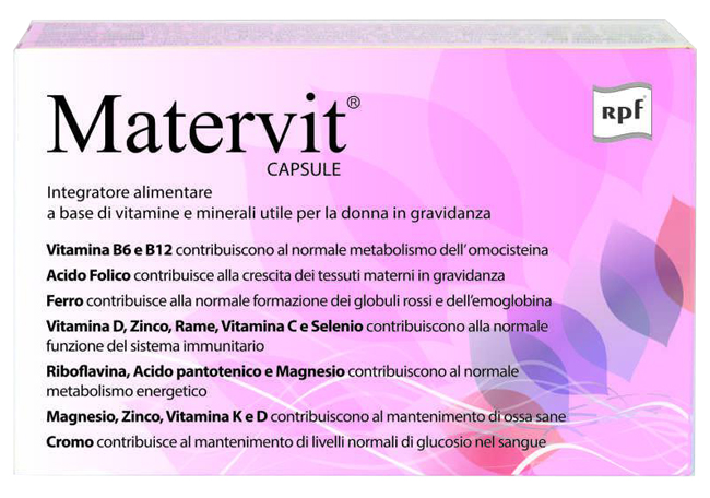 MATERVIT 30 CAPSULE - Pharmaleader