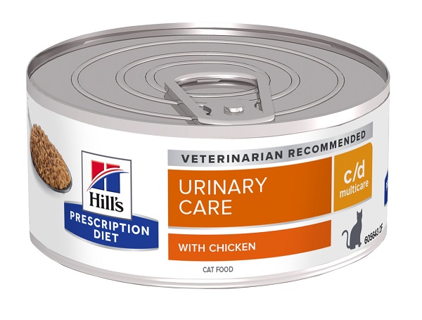 PRESCRIPTION DIET FELINE URINARY CARE C/D MULTICARE CHICKEN&VEGETABLES 156 G - Pharmaleader