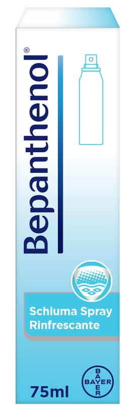SCHIUMA SPRAY RINFRESCANTE BEPANTHENOL 75ML - Pharmaleader