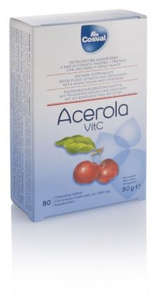 ACEROLA VITAMINA C 80 TAVOLETTE - Pharmaleader
