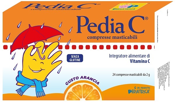 PEDIA C ARANCIA 24 COMPRESSE MASTICABILI - Pharmaleader