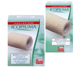 ICOPIUMA BENDA GARZA ELASTICA AUTOFISSANTE CM6X4MT 1 PEZZO - Pharmaleader