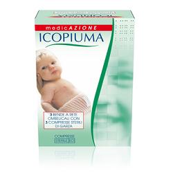ICOPIUMA BENDA A COMPRESSIONE FISIOLOGICA RETE OMBELICALE CON GARZE STERILI 1 PEZZO - Pharmaleader