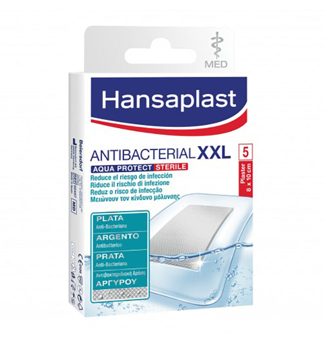 HANSAPLAST MED AQUA PROTECT WOUND CARE MEDICAZIONE 80X100 CM 5 PEZZI - Pharmaleader