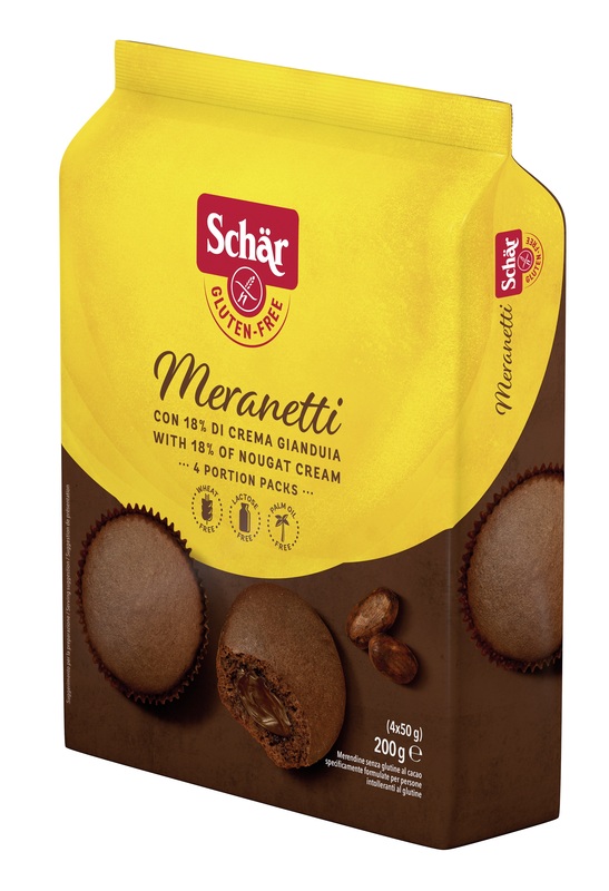 SCHAR MERANETTI CON CREMA GIANDUIA 4 PEZZI DA 50 G - Pharmaleader