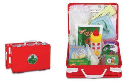 CASSETTA PRONTO SOCCORSO MEDICINALI PER 1/2 PERSONE - Pharmaleader