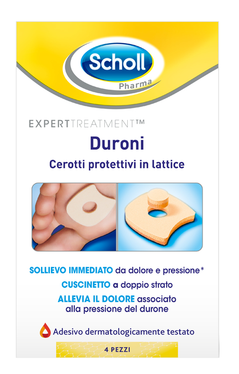 CEROTTO PROTETTIVO PER DURONI SCHOLL IN LATTICE 4 PEZZI - Pharmaleader