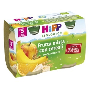HIPP BIO HIPP BIO OMOGENEIZZATO FRUTTA MISTA CON CEREALI 2X125 G - Pharmaleader