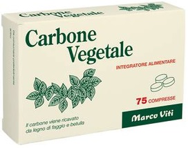 CARBONE VEGETALE 25 COMPRESSE - Pharmaleader