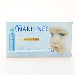 SOLUZIONE FISIOLOGICA PER ASPIRATORE NASALE NARHINEL 20 FIALE DA 5ML - Pharmaleader