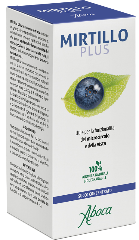 MIRTILLO PLUS SUCCO CONCENTRATO 100 ML - Pharmaleader