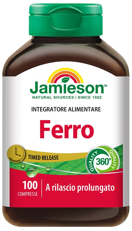 JAMIESON FERRO A RILASCIO PROLUNGATO 100 COMPRESSE - Pharmaleader