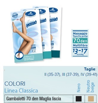 SAUBER GAMBALETTO 70 MAGLIA LISCIA NERO 3 LINEA CLASSICA - Pharmaleader