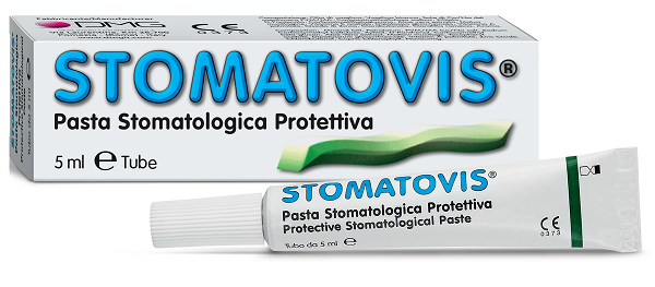PASTA STOMATOLOGICA PROTETTIVA STOMATOVIS STOMATITI AFTOSE 5 ML - Pharmaleader