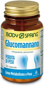 BODY SPRING GLUCOMANNANO 50 CAPSULE - Pharmaleader