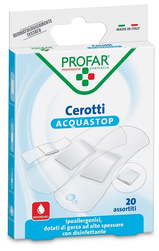 CEROTTO ACQUASTOP ASSORTITI PROFAR 20 PEZZI - Pharmaleader