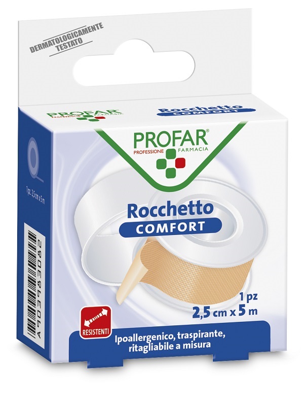 CEROTTO ROCCHETTO IN TELA COMFORT CM 2,5X5 M PROFAR - Pharmaleader