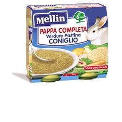 MELLIN PAPPA COMPLETA CONIGLIO 250 G 2 PEZZI - Pharmaleader