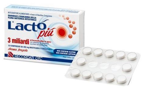 LACTO PIU 3 MILIARDI 12 COMPRESSE - Pharmaleader