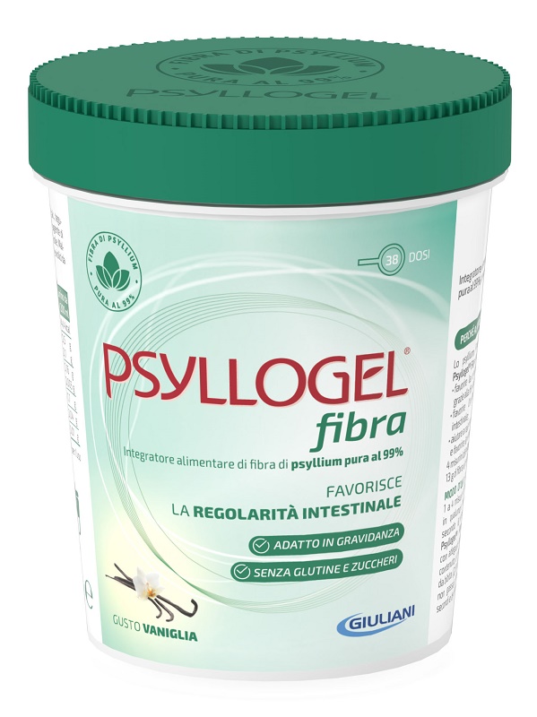PSYLLOGEL FIBRA VANIGLIA VASO 170 G - Pharmaleader