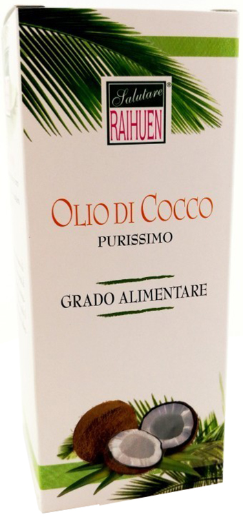 RAIHUEN OLIO COCCO PURO GRADO ALIMENTARE 1 LITRO - Pharmaleader